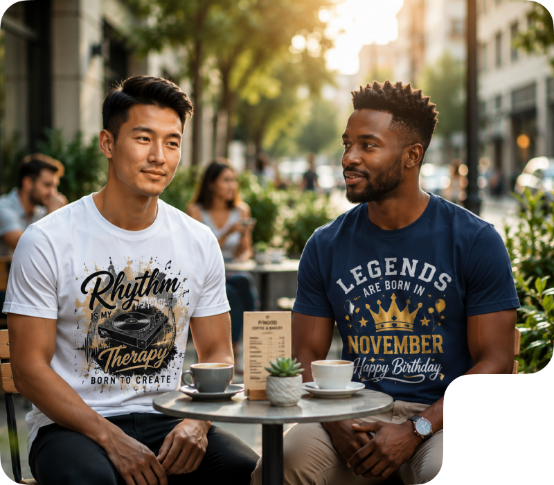 Custom AI shirt design example